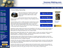 Tablet Screenshot of making-incense.com